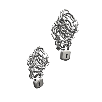Locked Arm Double Chains | Silver thumbnail