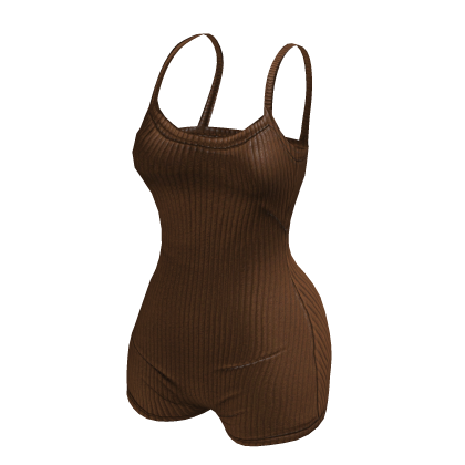 Y2K Gym Bodysuit - Brown thumbnail