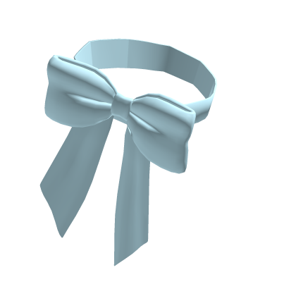 light blue bow ( korblox )