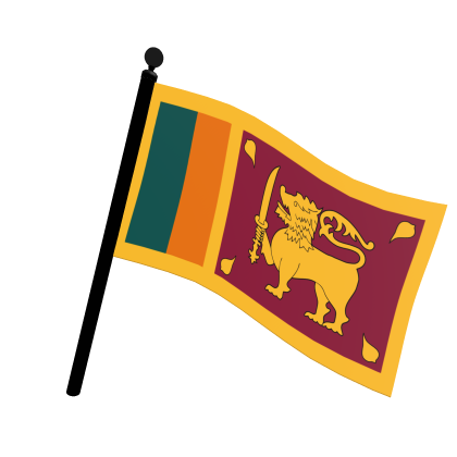 The Flag he Country Sri Lanka