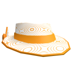 Orange Angelic Fedora