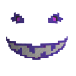 Purple Pixel Face