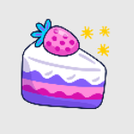 Cherry cake with a cherry on top