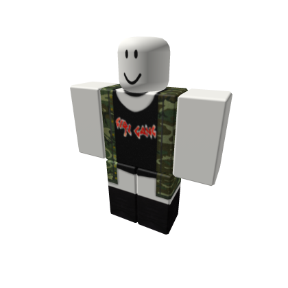 [CS] Camo Jacket w Oversized Choker Tee & Boots