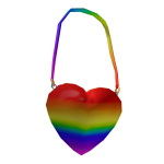 Rainbow Heart Purse