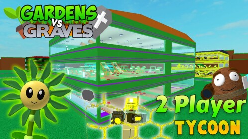 Gardens vs Graves 2 Player Tycoon