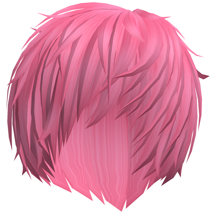 messy neon pink cute vampire emo anime boy hair