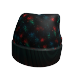 Y2K Emo Blue Red Green & Black Winter Stars Beanie