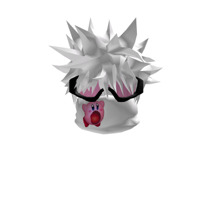 Pink Creature Mask Y2K Spiky Anime Hair