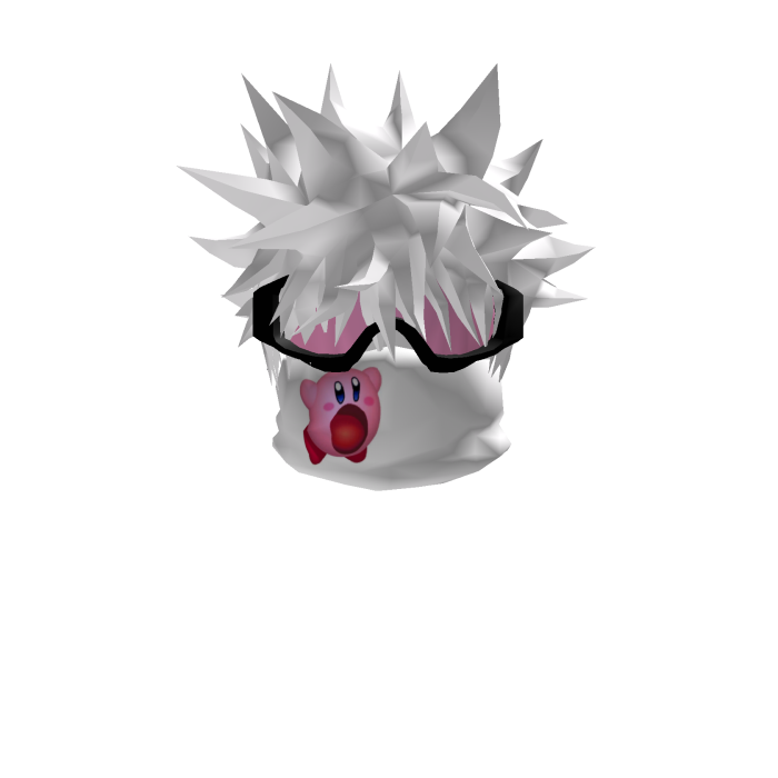 Pink Creature Mask Y2K Spiky Anime Hair