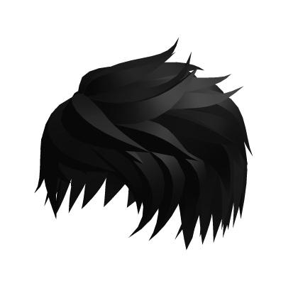 🖤Black (Dark) Emo Fluffy Boy Hair Roblox item