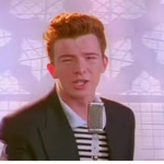 Never gonna give u up meme
