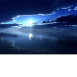 Moonlight stars and friends