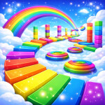 Super Easy Rainbow Obby 🌈