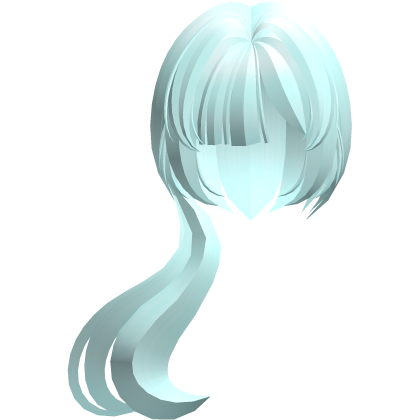 moe thick long fluffy low pony teal