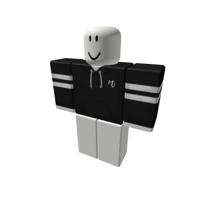 ✅MU White Stripes Black Hoodie✅