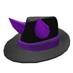 Fiendish Striped Fedora