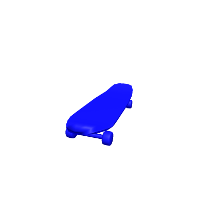 Sky-Blue SkateBoard of AWSHUMNESS