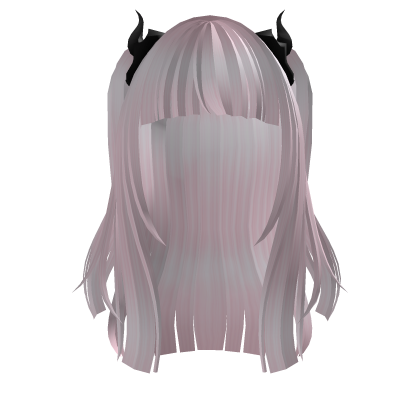 Liz-kyun Rizu Horns Twin Tails Platinum Pink Roblox item