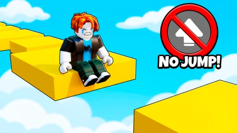 Obby But You Can't Jump Roblox game thumbnail
