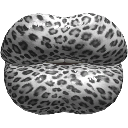 Huge Lips Snow Leopard Baddie Big Duck Y2K Doll