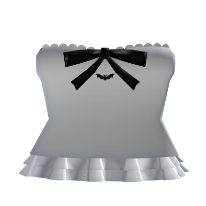 ♡ cute bat halloween dress in white