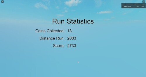 Line runner (Simulation running game)