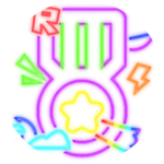 Neon Lights Badge