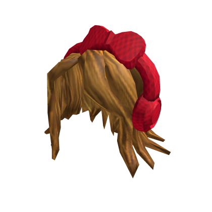 Knit Headphones with Auburn Hair Roblox item