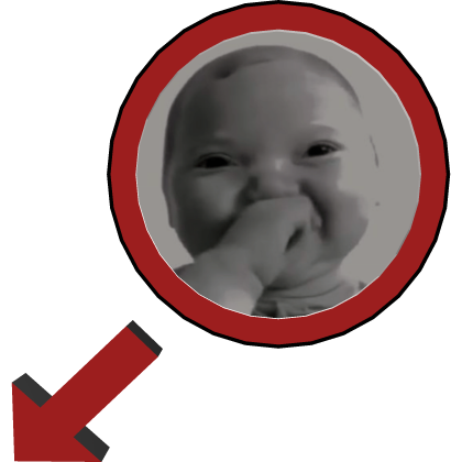 Son Tuff baby meme circle
