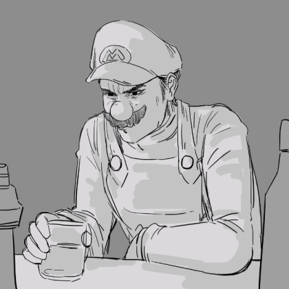 Deppressed Mario Roblox decal