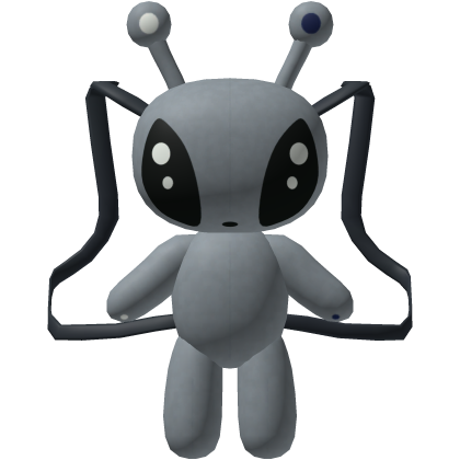 Backpack Plush 1.0 Cute Silly Gray Alien