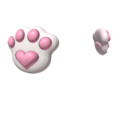 Heart Bean Kitty Paw Clips