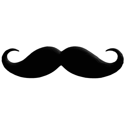  Black Mustash Curly [BIG]