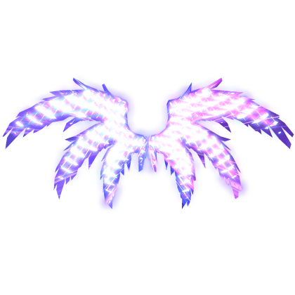 Animated Galaxy Glowing Seraphim Angel Wings