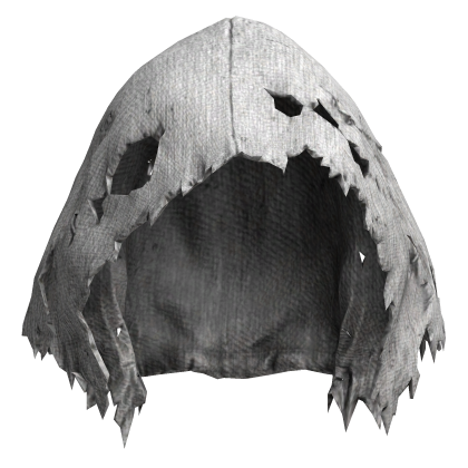 Torn Hood - White Roblox item