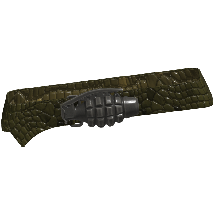 Y2k Grunge Grenade Belt Reptile 3.0