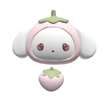 ♡ adorable strawberry puppy clip