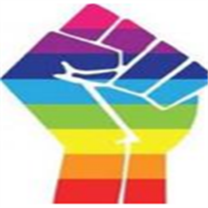 Drawing of rainbowfist Roblox decal