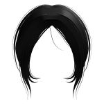 ۶ৎ | combo v2 newside curtain black bangs