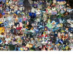 The group of Anime people