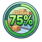 75% Complete!