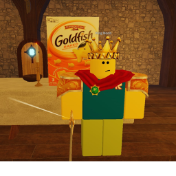 go to the kings castle and retrive your gold fish