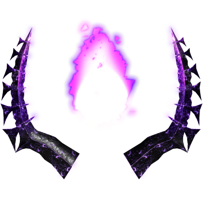 Purple Fire Glowing Horns
