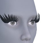 Hazel Doll head - Eyelash