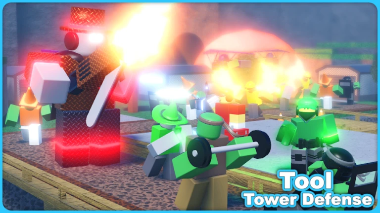 Tool Tower Defense Codes & Experience, Image source: Roblox.com