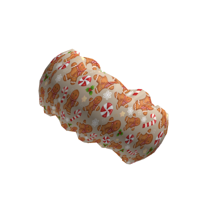 Beige Christmas Scrunchie thumbnail