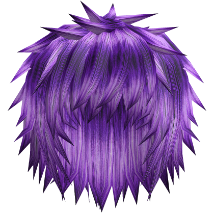 Purple Spiky Emo Vkei Anime Boy Hair Roblox item