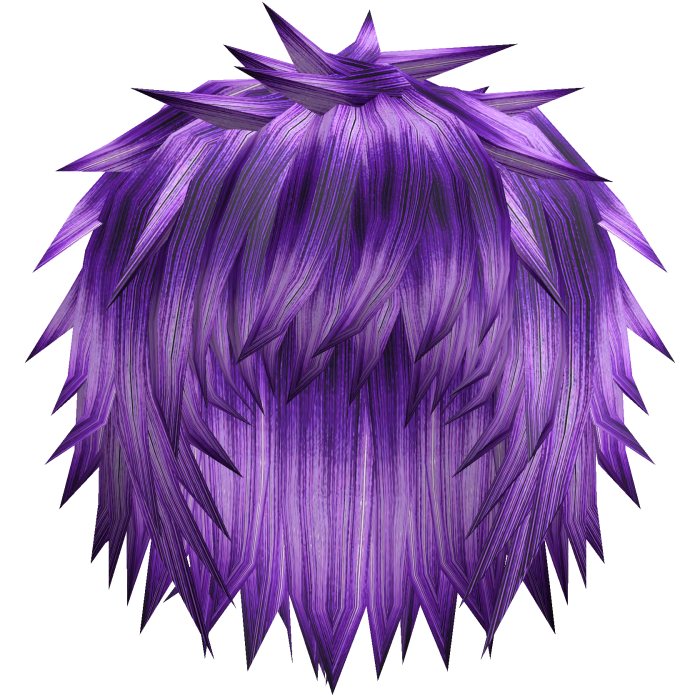 Purple Spiky Emo Vkei Anime Boy Hair
