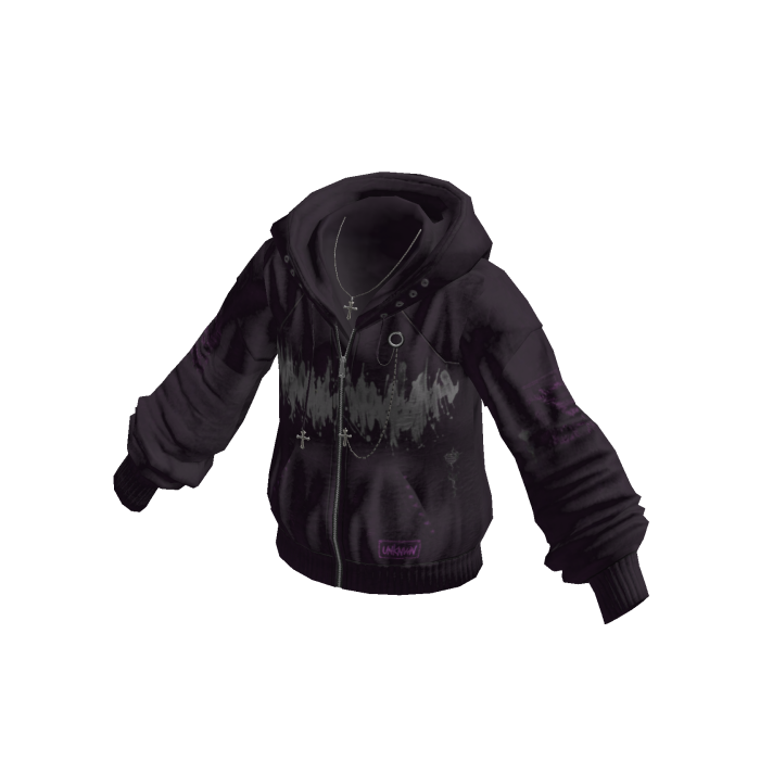 Faded Graphic Pullover Hoodie (Purple)